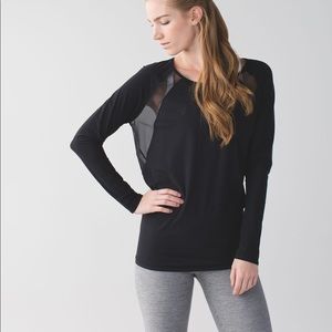 LIKE NEW lululemon if you’re lucky long sleeve sz4
